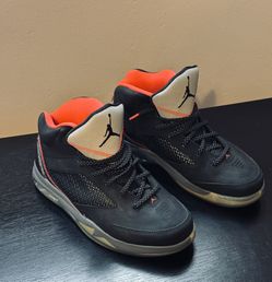 Air Jordan Flight Remix Black/Infrared 23-Cool Grey Men’s Shoe Size 7.5/ Women 9