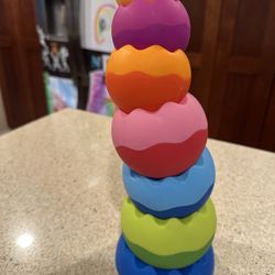 Fat Brain Toys Tobbles Neo stacking and balancing toy Infant Baby Educational Toy