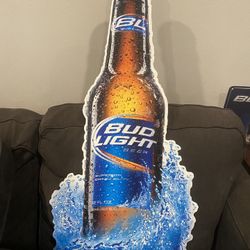 Large Metal Bud Light Signs