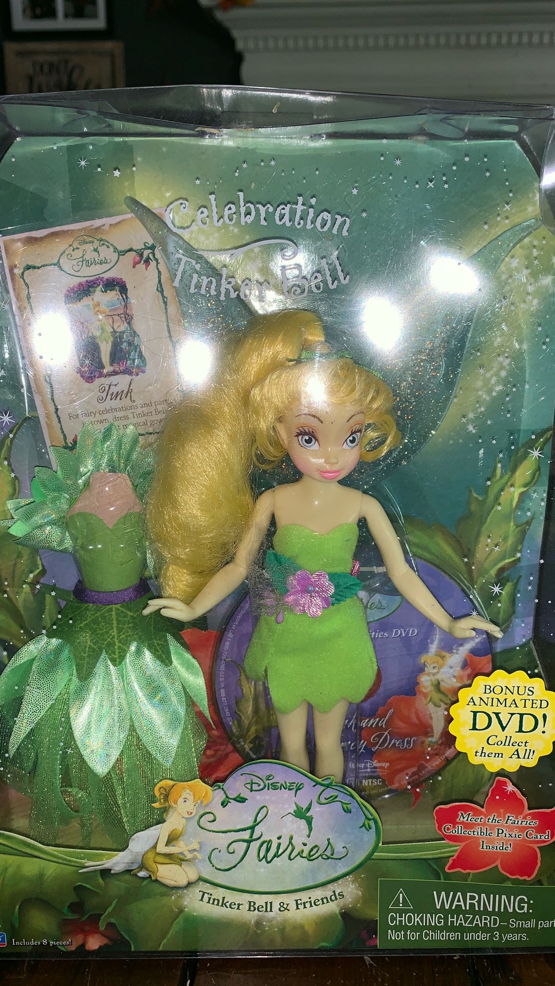 Brand New Celebration Tinker Bell Disney Fairies plus DVD