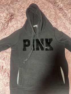 pink victorias secret hoodie 