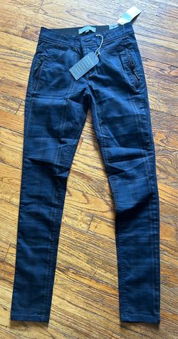 Size zero Wit & Wisdom blue plaid pants new with tags