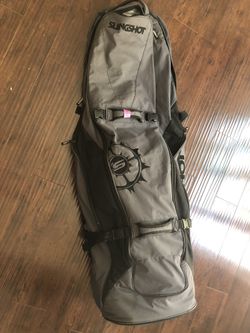 Golf snowboard travel bag on wheels
