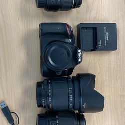 Nikon D3200 Camera And Accessories