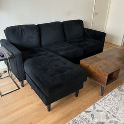 Velvet Reversible Couch