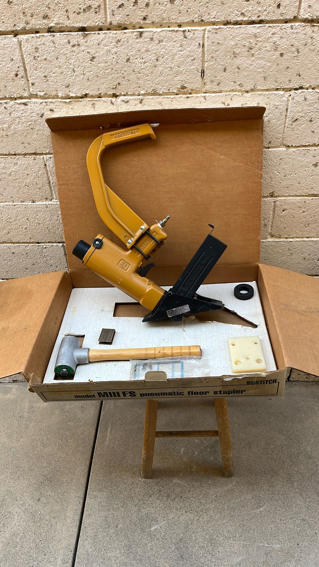 Bostick Model MIII FS Mallet Actuated Pneumatic Stapler