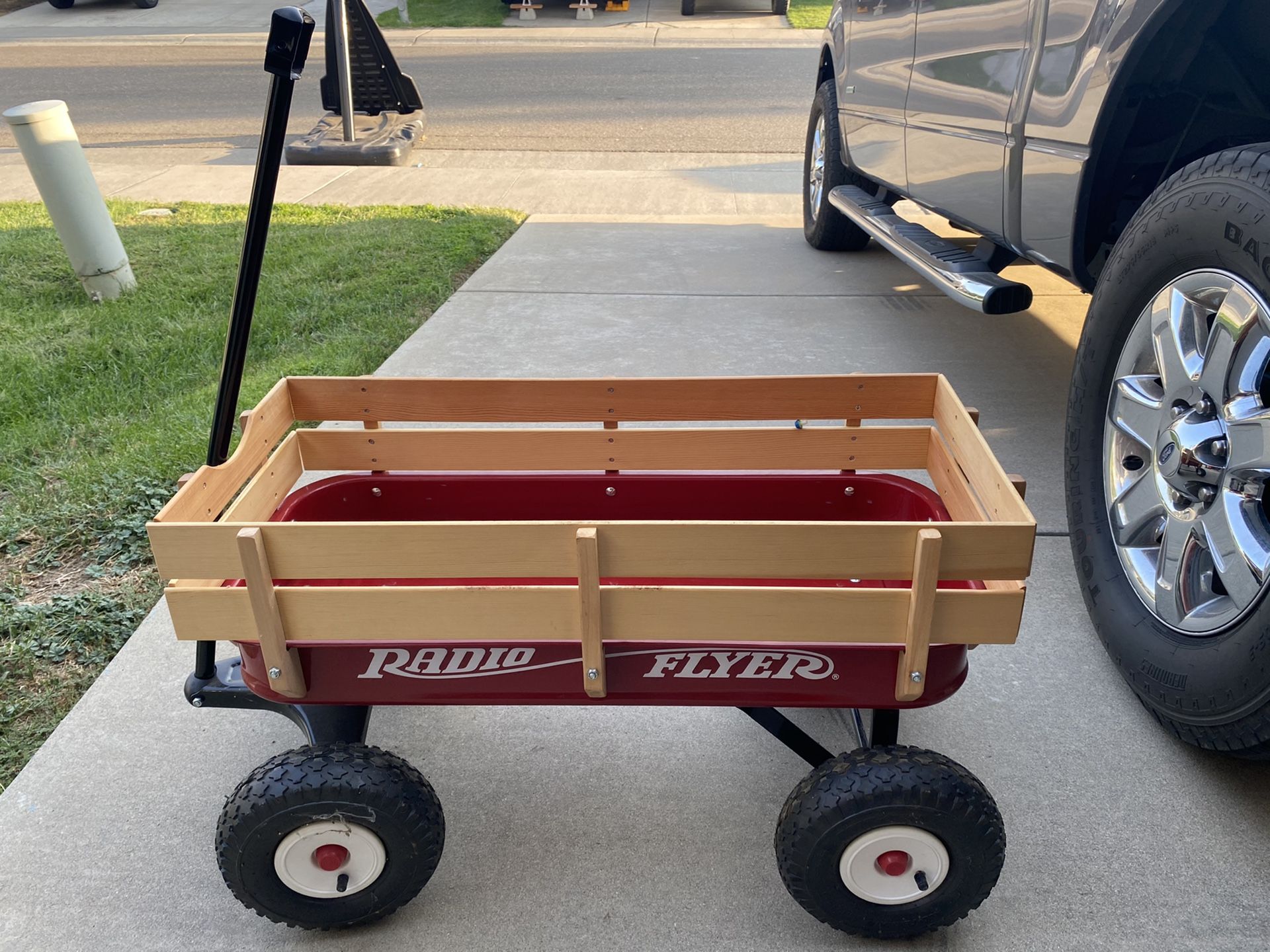 Radio Flyer 34” All Terrain Steel & Wood Wagon