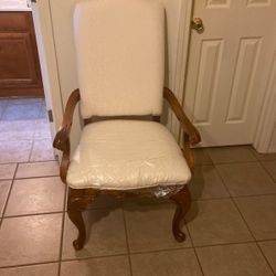 Antique White Chair