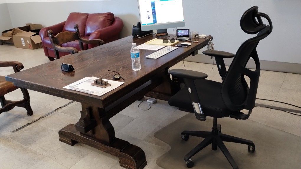 Custom Made Farmhouse Style Executive Office Desks.