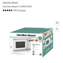 Hamilton Beach Stainless Steel Microwave