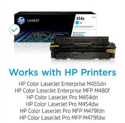HP Black Toner 414X , cartridge