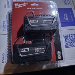 Milwaukee Batteries XC 3.0 Pack Of 2