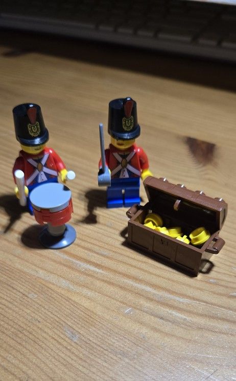 Napoleon Drummer And Soldier Minifigures,  Not Lego 