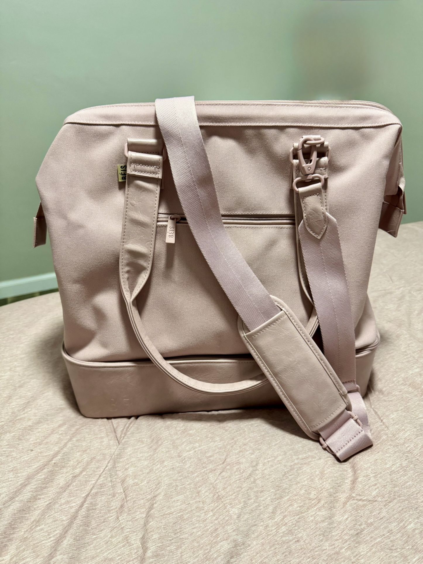 BEIS Atlas Pink Mini Weekender