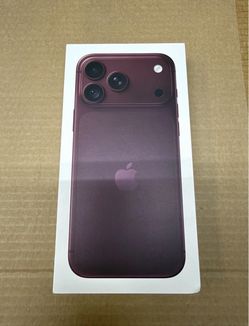 New apple iphone 18 Pro max 256GB unlocked burgundy