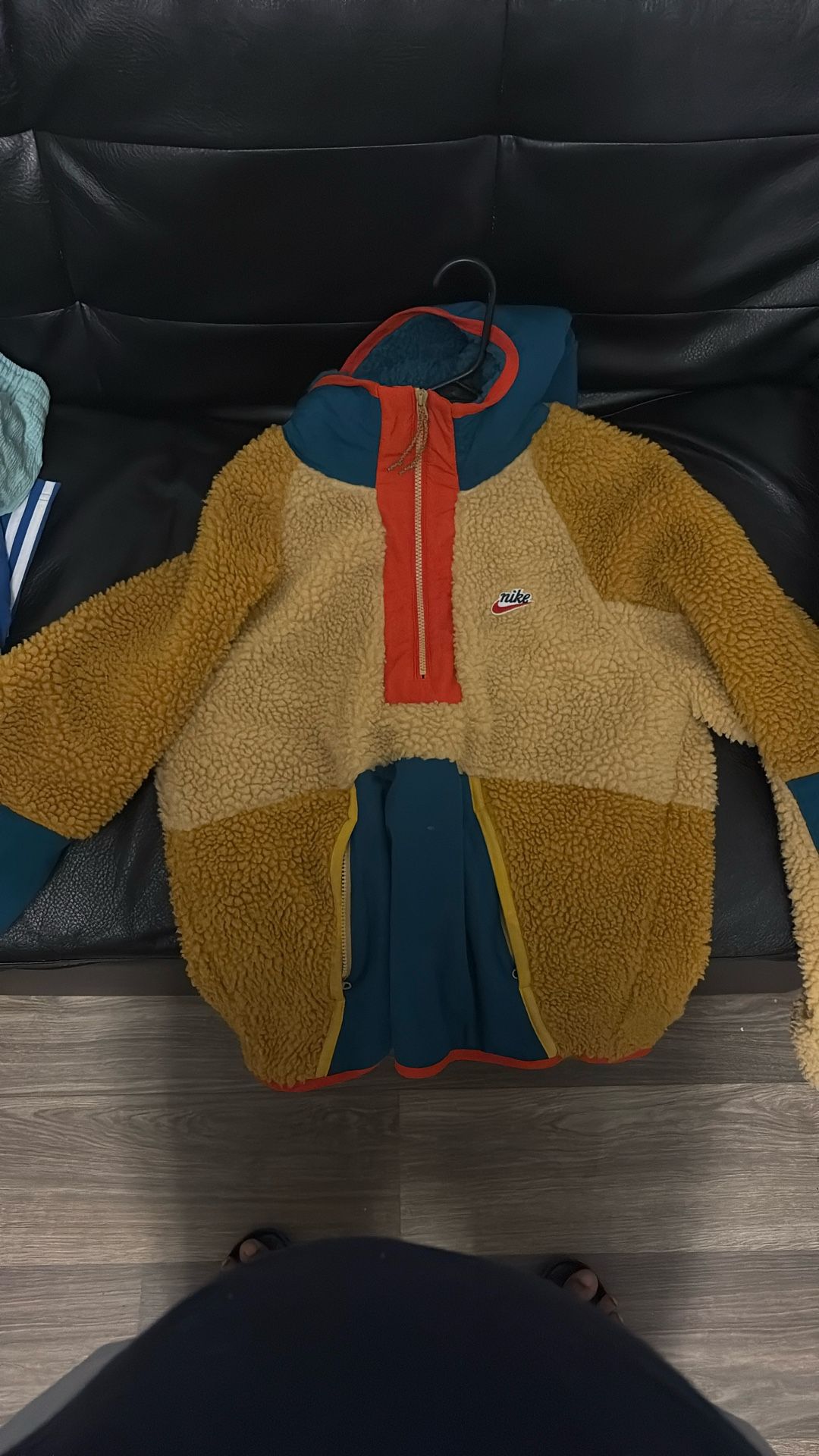 nike sherpa half zip