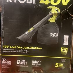 RYOBI    4OV Leaf Vacuum/mulcher