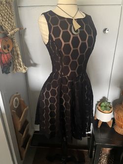 As you Wish ⭐️⭐️⭐️sleeveless black lace cute short sassy women’s sleeveless dress 👗 