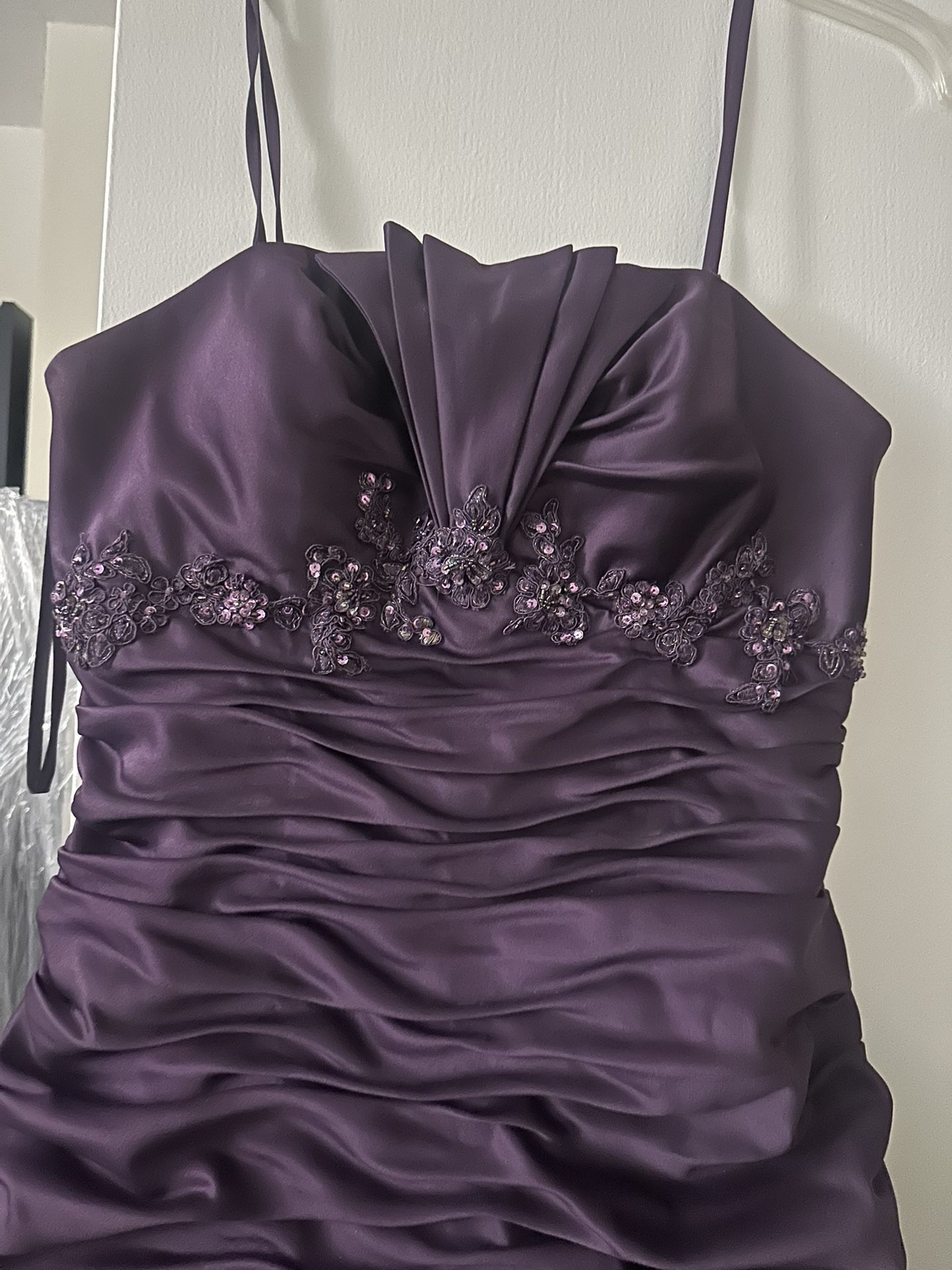 Purple Prom Dress Or Bridesmaid  Dress