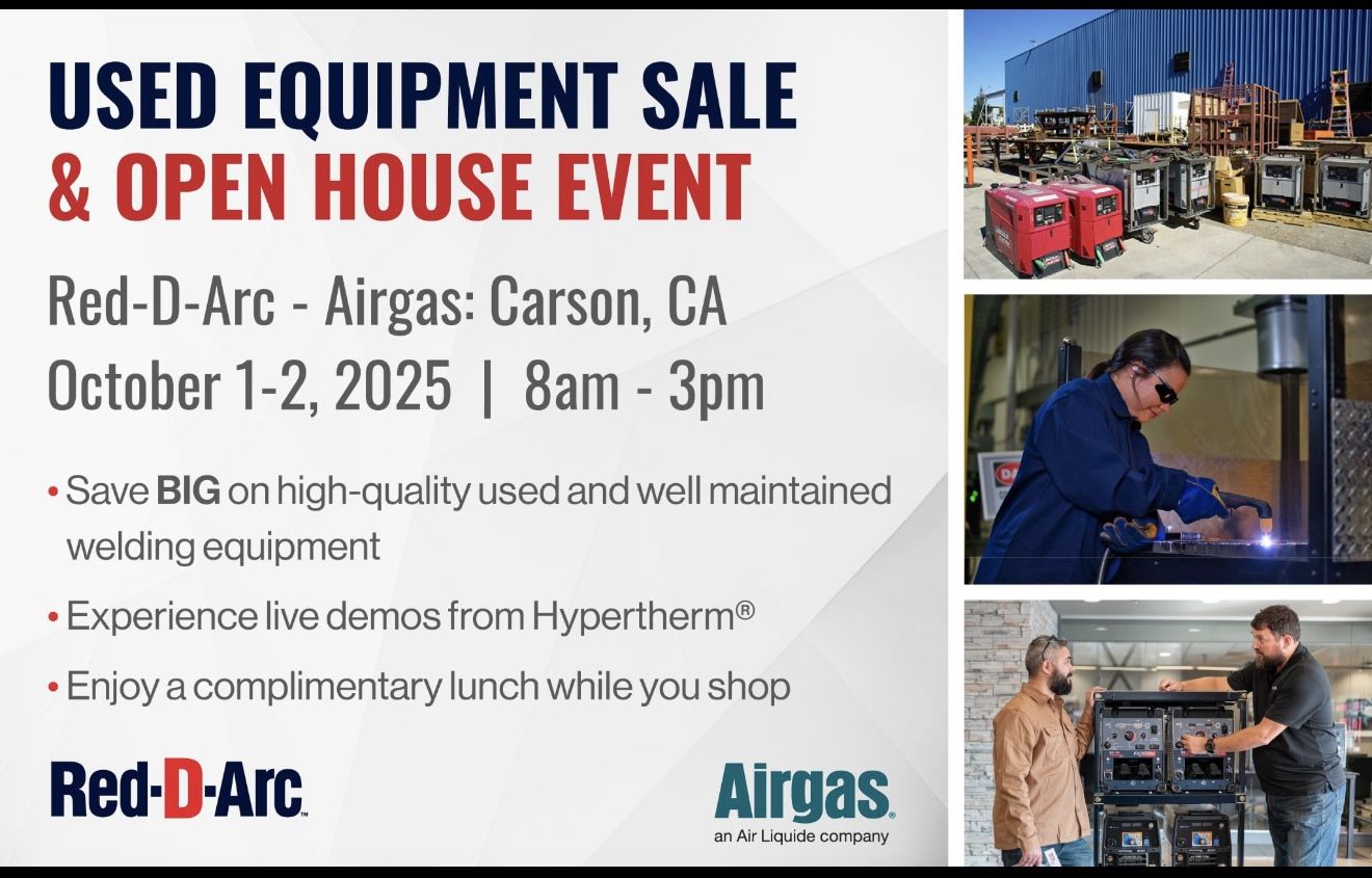 Used Welder Sales Event