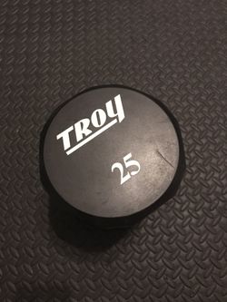 Single TROY Professional Dumbbell, 25lb