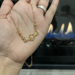 22 carat Gold Plated Necklace With Pendent 