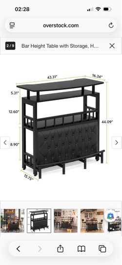 Home Bar with Storage