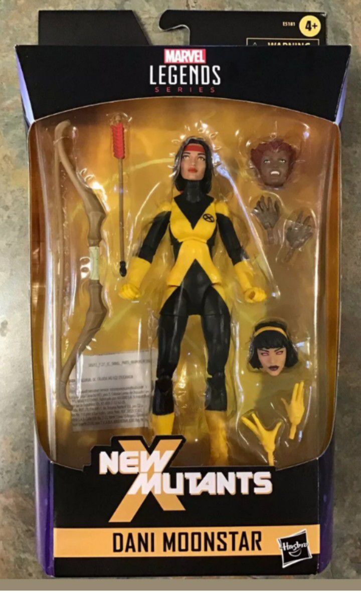 Exclusive Marvel Legends X-Men New Mutants Dani Moonstar Collectible Action Figure Toy