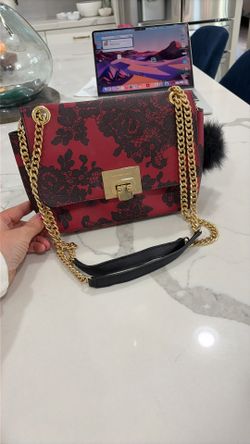 NEW Michael Kors Red Black Purse