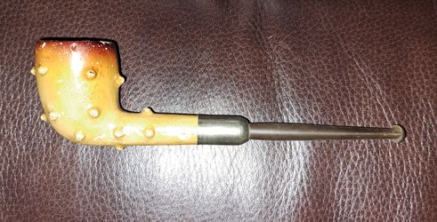 Antique German Clay Pipe