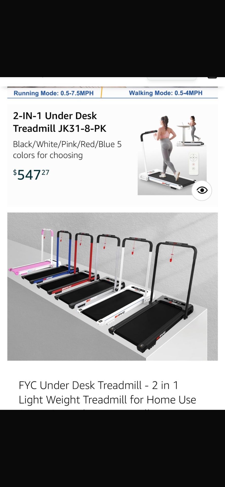 Gym/Treadmil