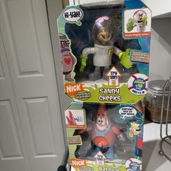 2005 Mattel Collectible Spongebob figures 