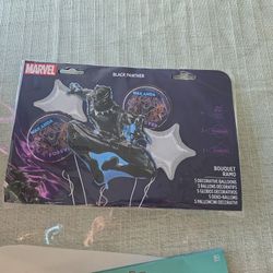 Black Panther 5 Decorative Balloons