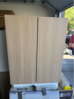 Brand new assembled European style cabinets