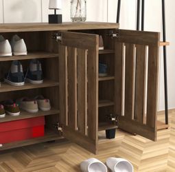 16 Pair Shoe Cabinet