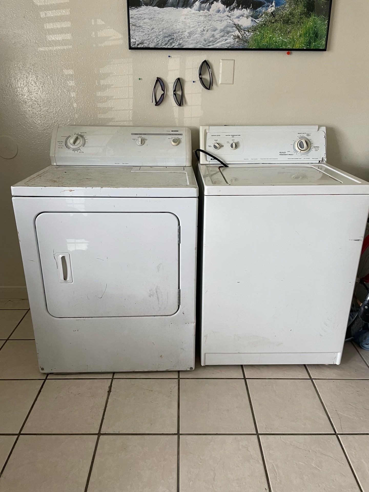 Washer and dryer