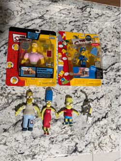 The simpsons playmates figures