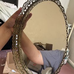 Antique Table Top Mirror