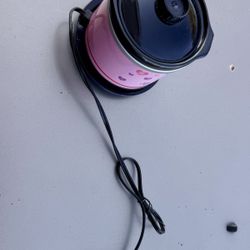 Mini Electric Crock-Pot / Dip Warmer (Pink Hearts Design)