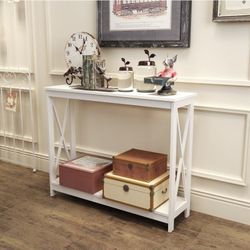 New X-Design Occasional Console Sofa Table Bookshelf