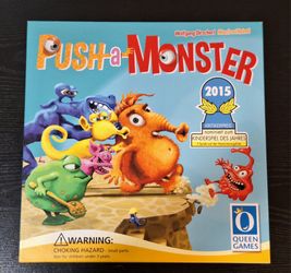 PUSH A MONSTER BOARD GAME - QUEEN GAMES 2015 - COMPLETE