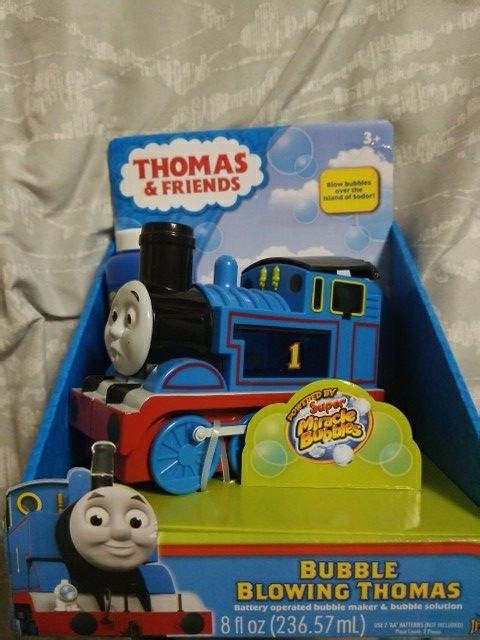Thomas the train bubble blower