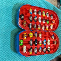 Mighty Beanz in Spider-Man Case. See photos for bean details.