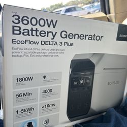 3600w Battery Generator 