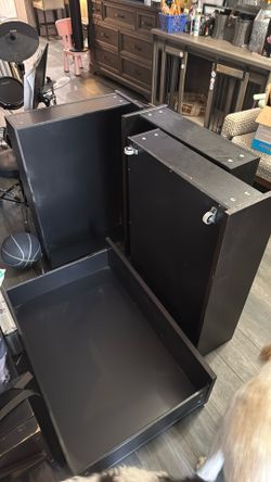 Full Size Malm Under Bed Rolling Drawers & Slats Only