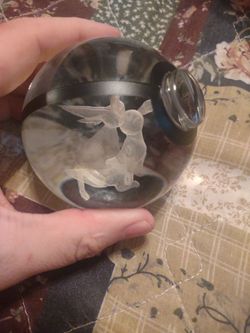 Espeon x Umbreon Crystal Pokeball