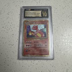 CGC Pristine 10 Japanese Gold Border Charmeleon - $60