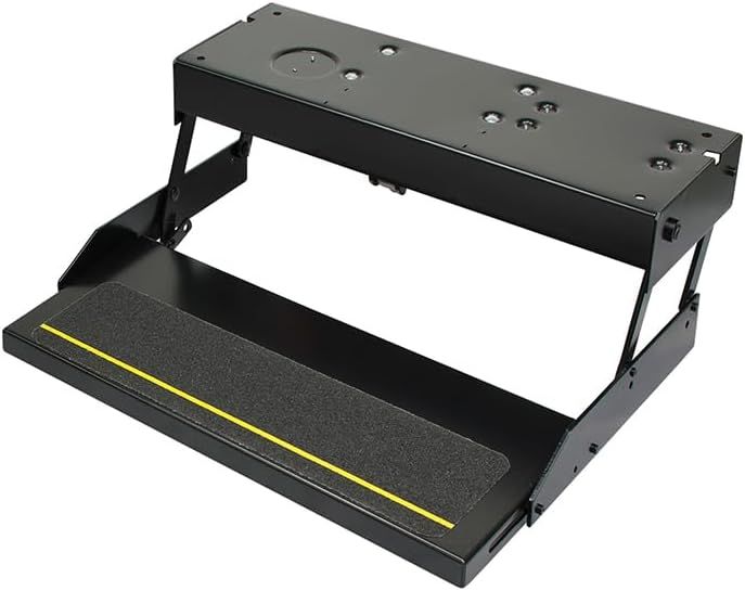 Kwikee 33 Series Electric Step Assembly with Logic Control Unit and Power Switch Kit for RVs & Travel Trailers