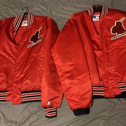 1980’s Vintage Bomber Jacket Cardinals Large