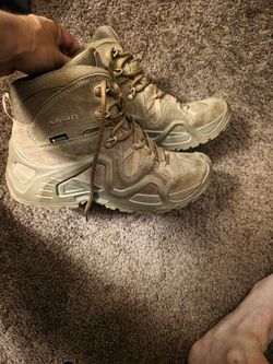 LOWA Zephyr GTX Mid TF Desert Hiking Boots Camping Combat Tactical Womens 9 US